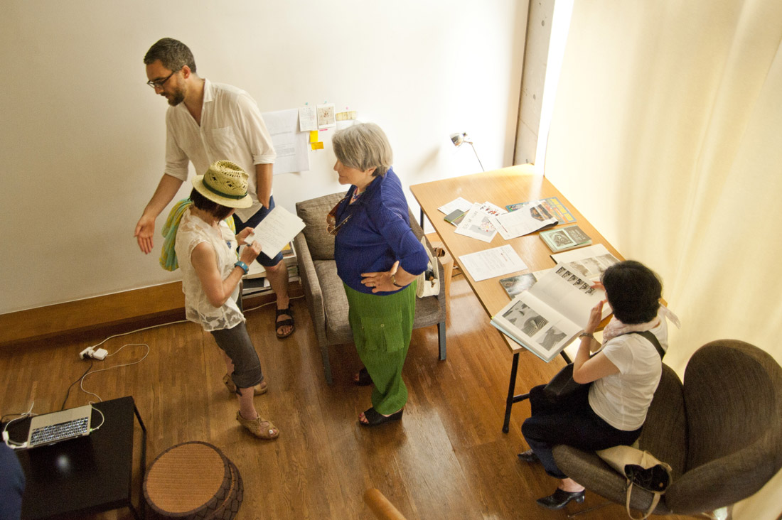 Vincent Romagny. Visite d'atelier. Villa Kujoyama