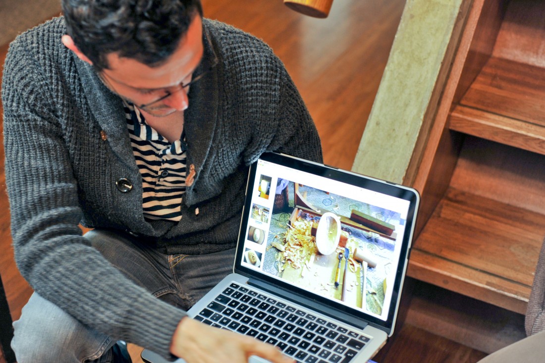Jean-Baptiste del Amo. Visite d'atelier