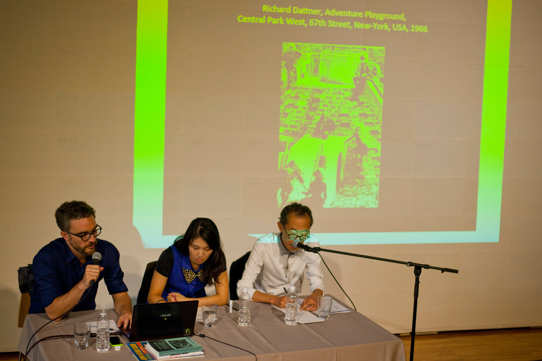 Conférence Vincent Romagny - Reiko Tsubaki - Villa Kujoyama - Photo Arnaud Rodriguez