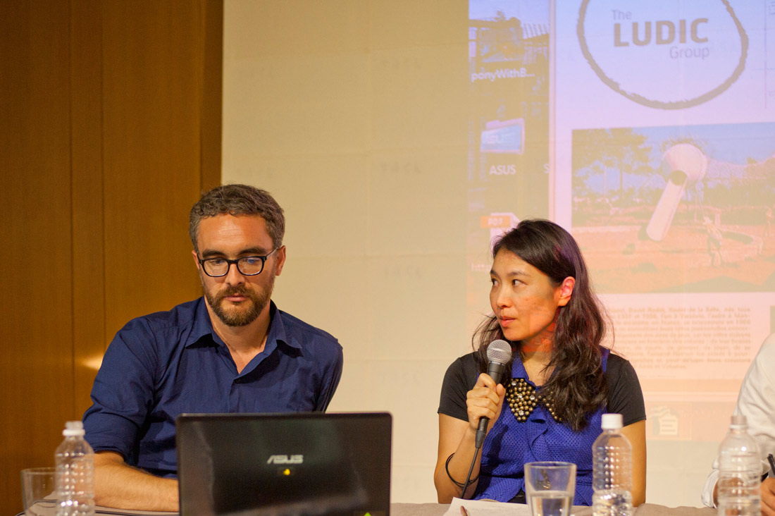 Conférence Vincent Romagny - Reiko Tsubaki - Villa Kujoyama - Photo Arnaud Rodriguez