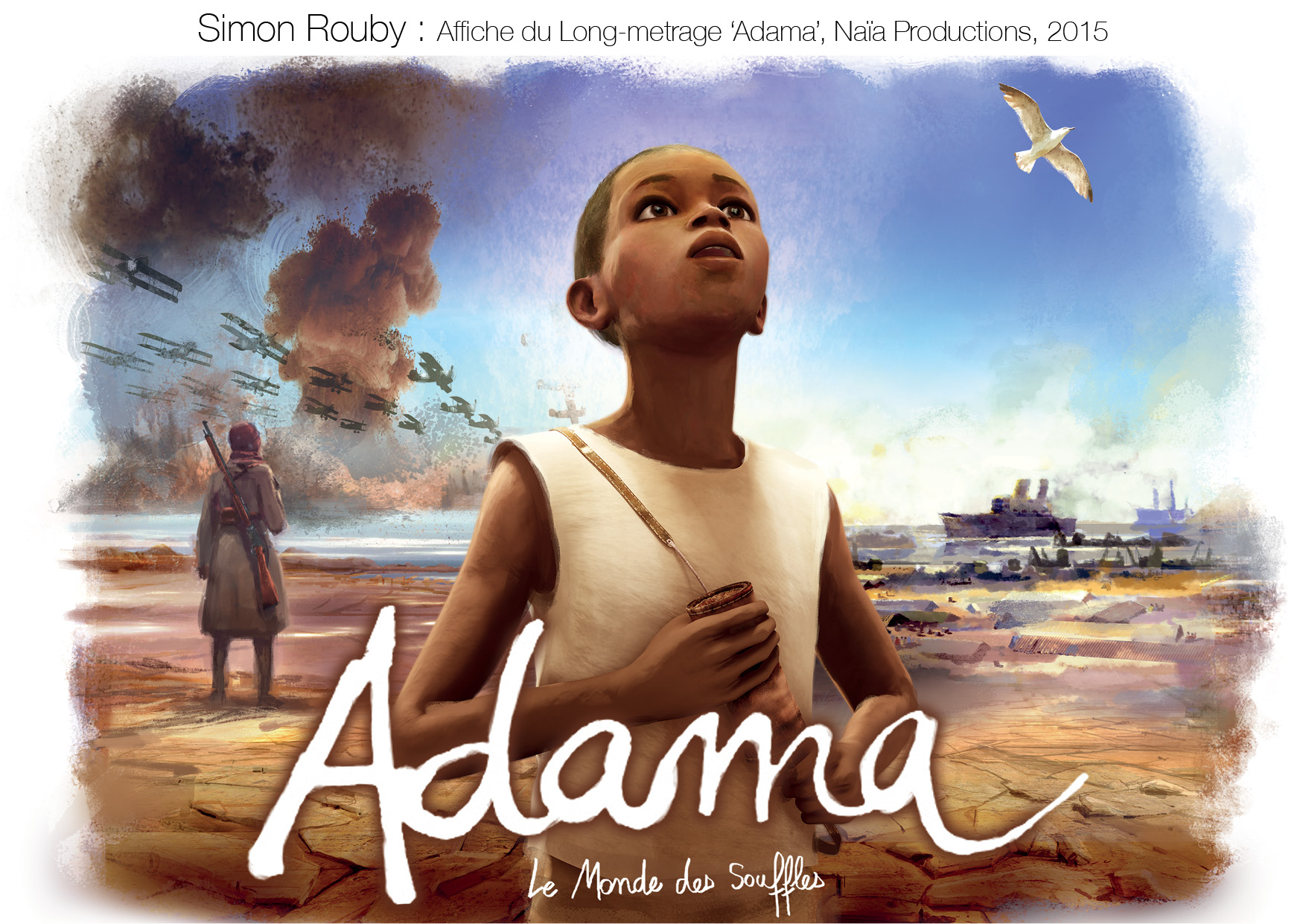 Simon Rouby_affiche du long metrage Adama_2015