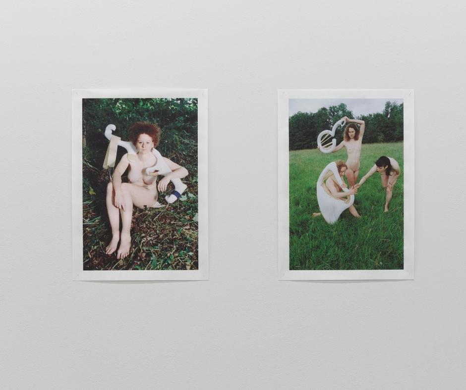 Karin Schlageter_ Vue de l’exposition « Pourquoi marcher quand on peut danser » de Cécile Bouffard_centre art les capucins_2019_credit F Deladerriere (2)