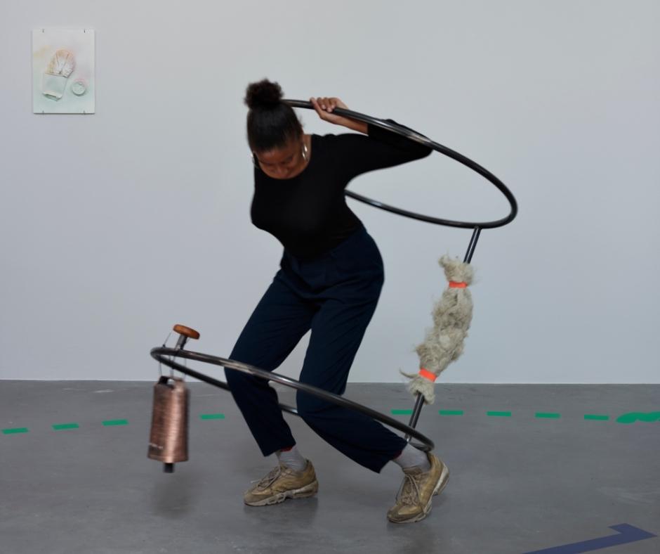 Karin Schlageter_vue de l'exposition Bovis à 13.000 d'Eric Giraudet de Boudemange_centre art les capucins_2019_credit F. Deladerriere (3)
